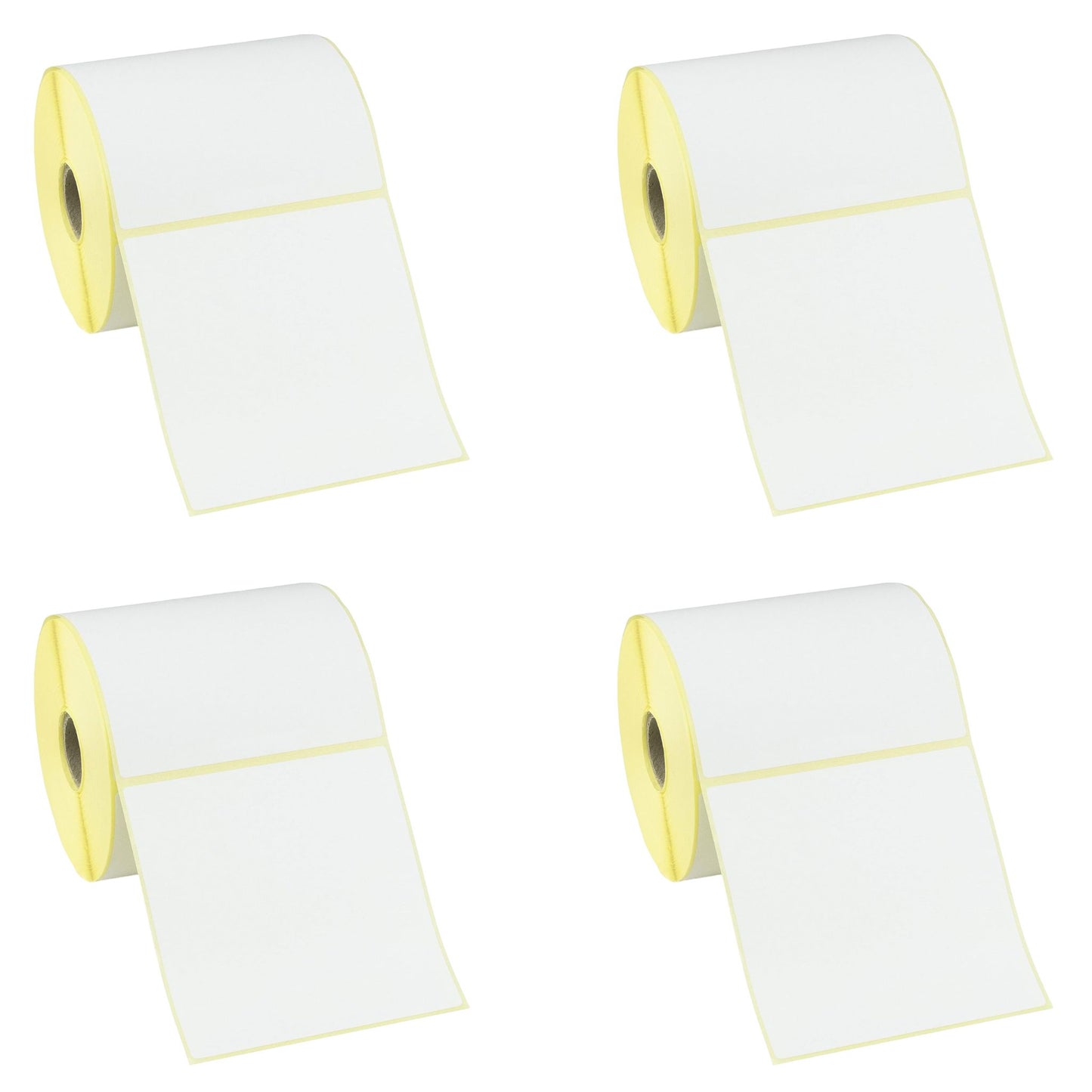 100x100mm Thermal Labels (Roll of 500) x4 Bundle