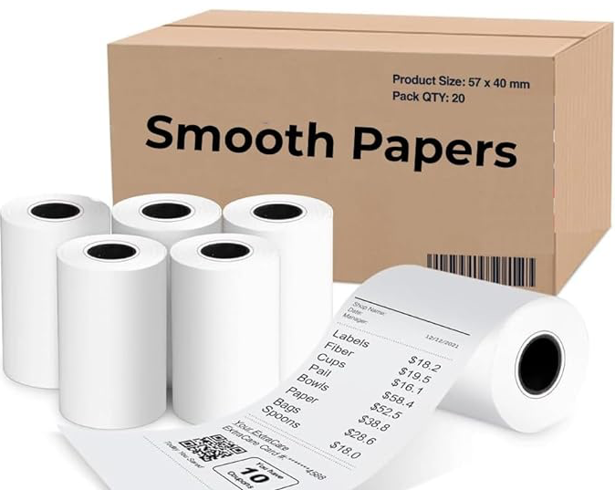 POS Till Rolls 80mm x 83m (50 Rolls) Bundle