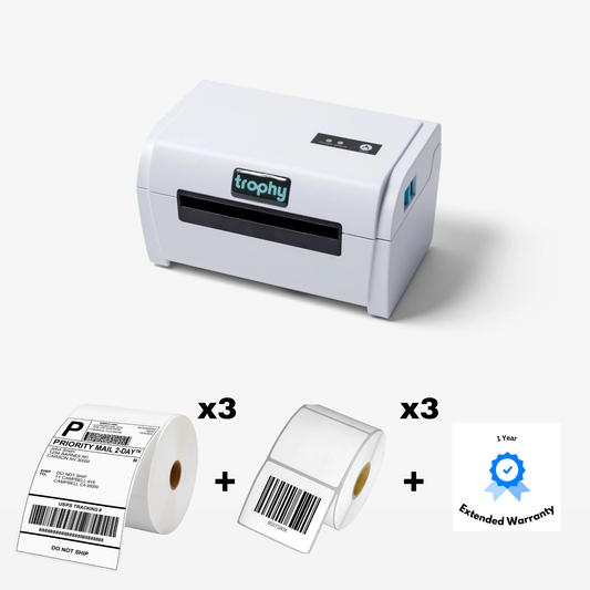 The E-Comm Starter Pack - The Trophy T1, 3x Waybills, 3x Barcode + Extended Warranty