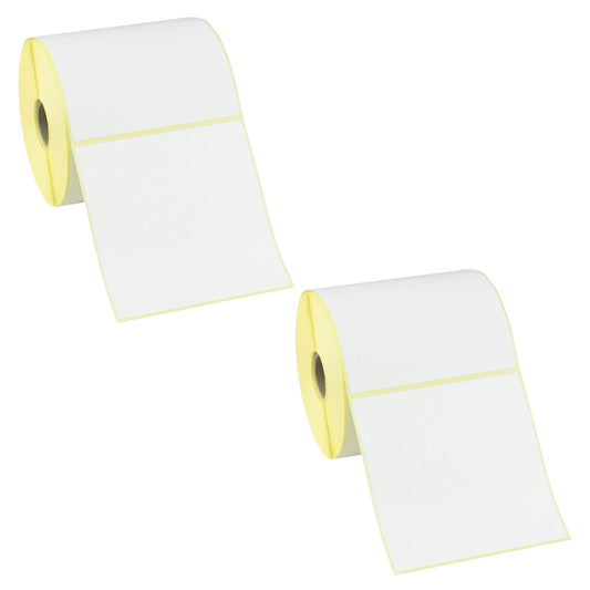 100x100mm Thermal Labels (Roll of 500) x2 Bundle