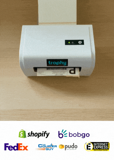 100mm x 150mm Direct Thermal Waybill Labels – 500 Labels per Roll x 20 Bundle
